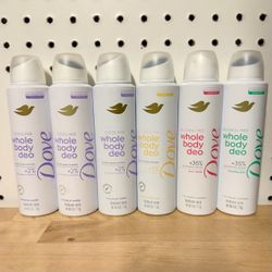 Brand New Dove Whole Body spray - $4 each