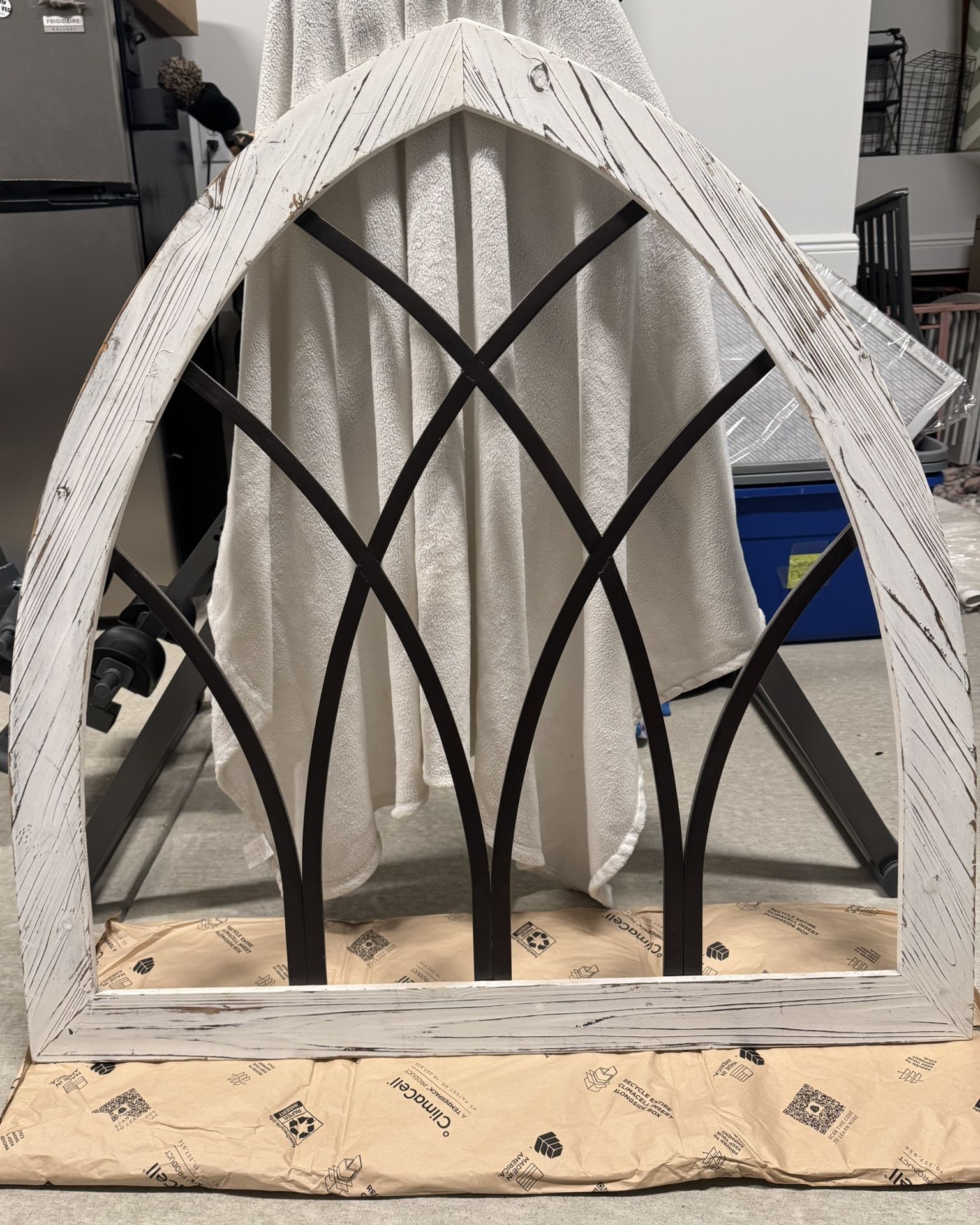 Wood And Metal Arch Wall Art