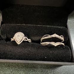 Diamond  Bridal Set And Man’s Wedding Ring