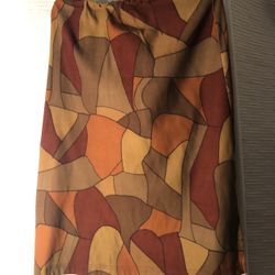 90s Mosaic Pattern Skirt