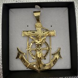 10KT ANCHOR PENDANT 27.5 GRAMS 