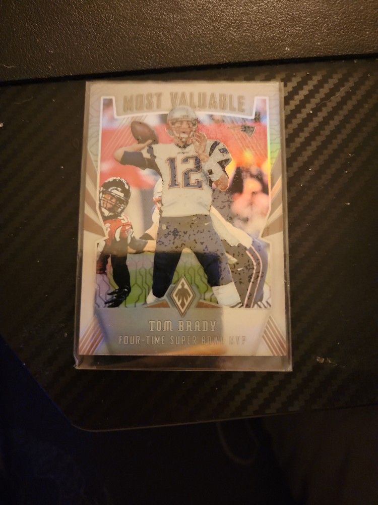 Tom Brady most valuable player card number one