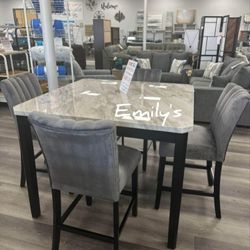 5-Pc Counter Height Dining Table Set 