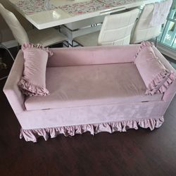 Pink Couch with Storage