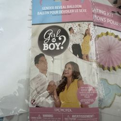 Gender Reveal Party Supplies 