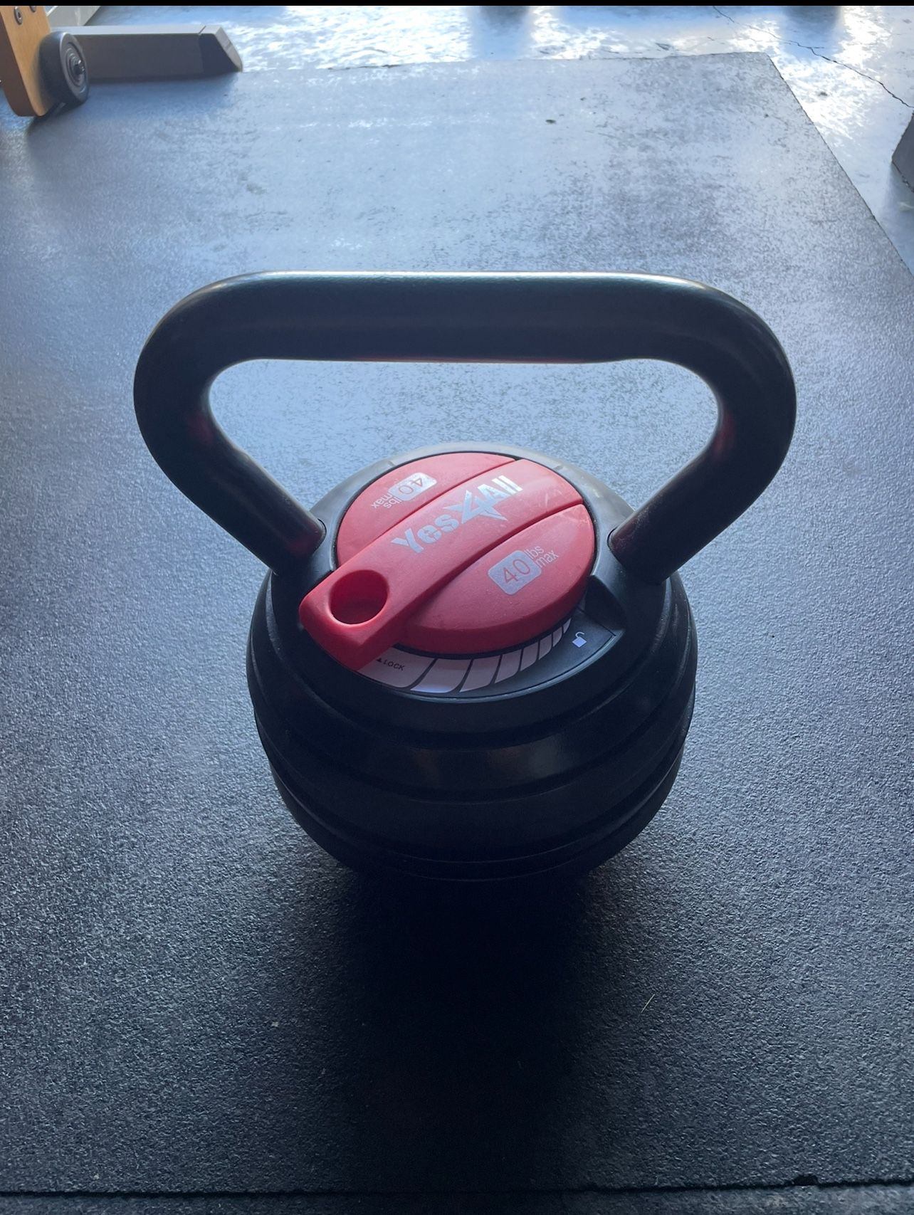 Yes4All 10-40 lbs Adjustable Kettlebell… Home Gym Fitness… $60 Price is Firm!!!!