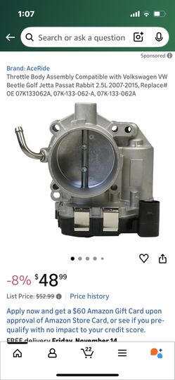 Volkswagen Throttle Body