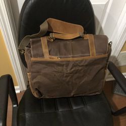 Genuine leather laptop bag