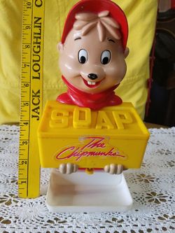 RETRO ALVIN THE CHIPMUNK SOAP DISPENSER