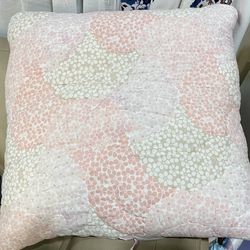 Pottery Barn Cherry Flower 25” Pillow Case