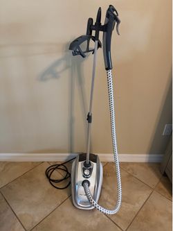 PurSteam Standing High-Pressure Garment Steamer for Clothes with Wheels, 4 Steam Levels