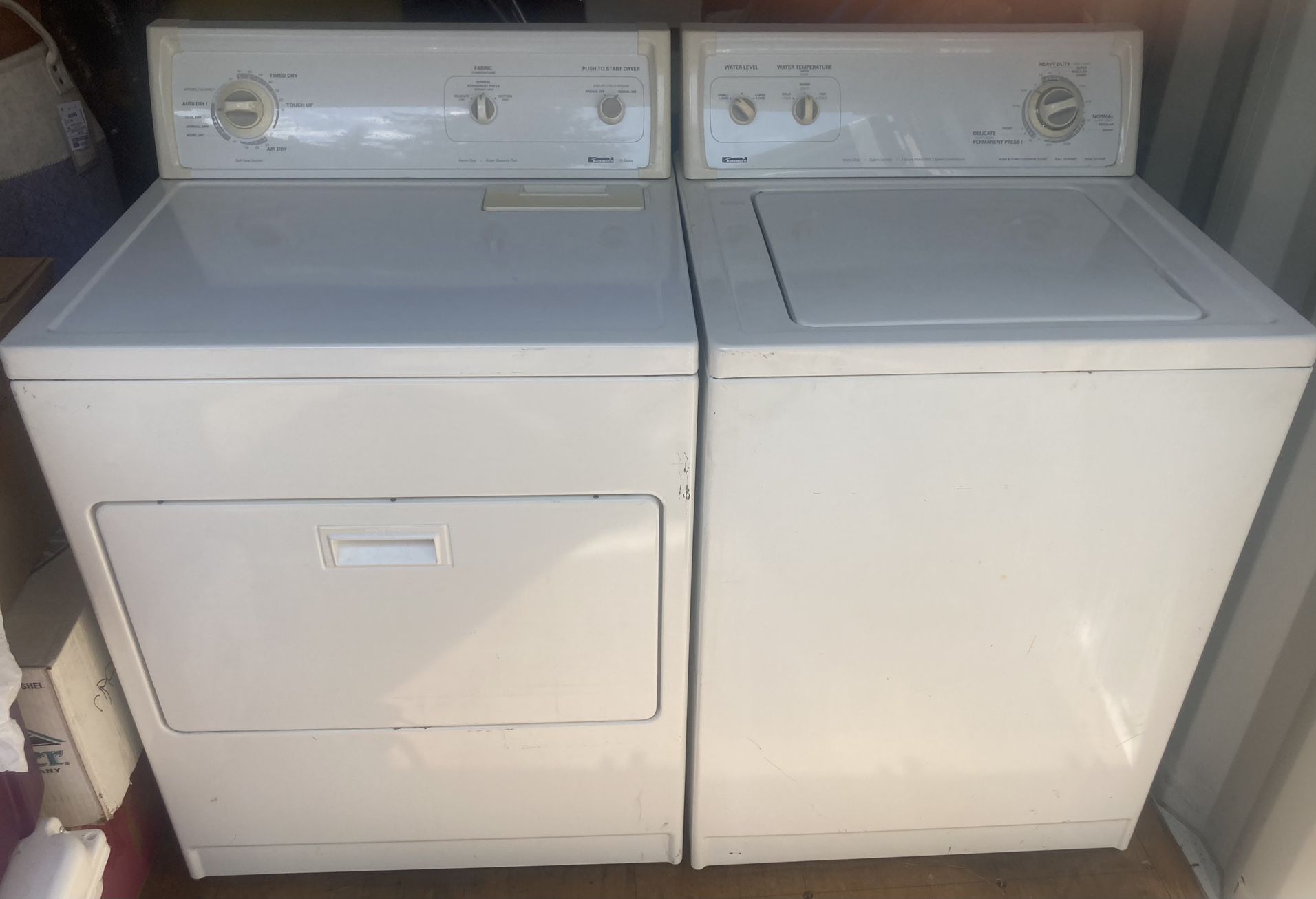 Washer & Dryer Set, Kenmore, Used 1 Year Before Being Stored, In Great Working Cond