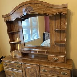 Dresser, Oak Wood Color