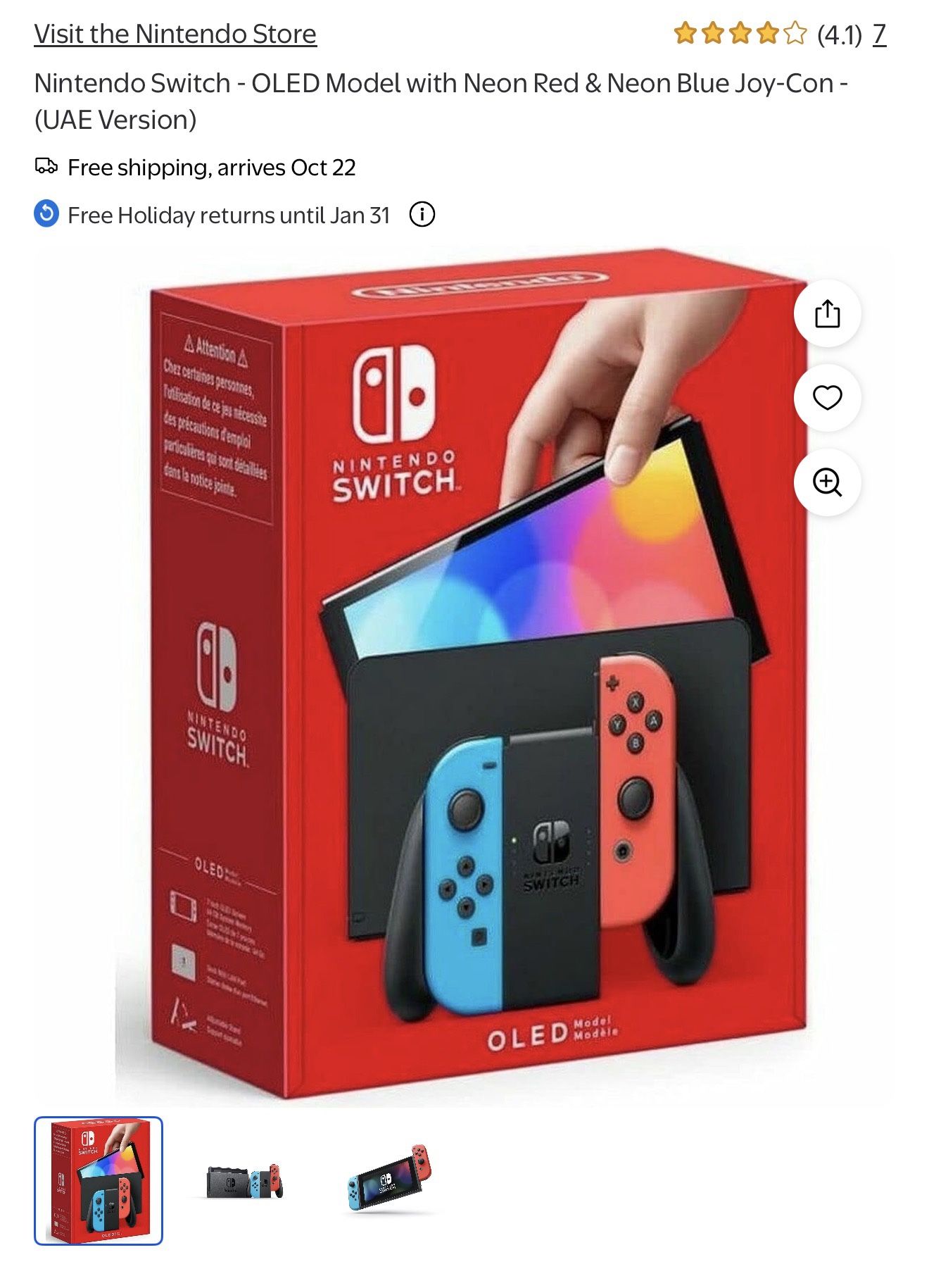 Nintendo Switch Oled