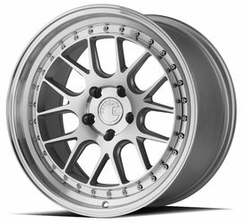 18x8.5 AodHan DS06 Silver w/Machined Face Wheels
