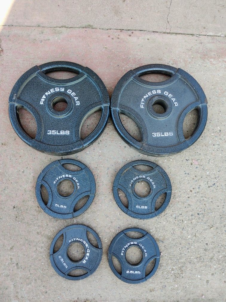 Fitness Gear Olympic Weight Plates