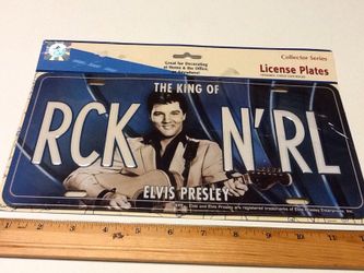 Elvis Presley License Plate New