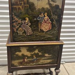 Antique Painted Cabinet 