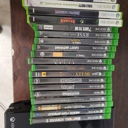 Xbox One With 17 Disc Games Firm Price