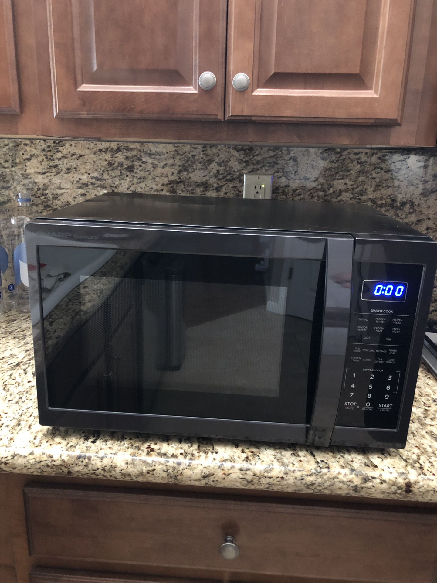 Sharp microwave (New) dents on top