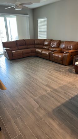 Leather Sectional