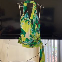 Silky Blouse, Backless From Banana Republic, Small Worn Once