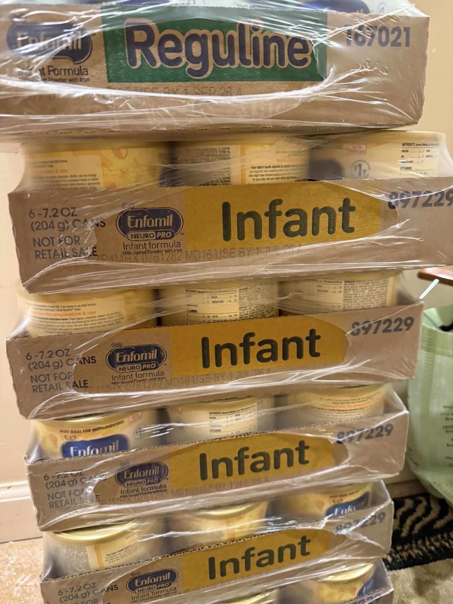 Enf Infant Nueropro 7.2 Oz 9$ Each We Can Teade With Any Milk 12-14 Oz