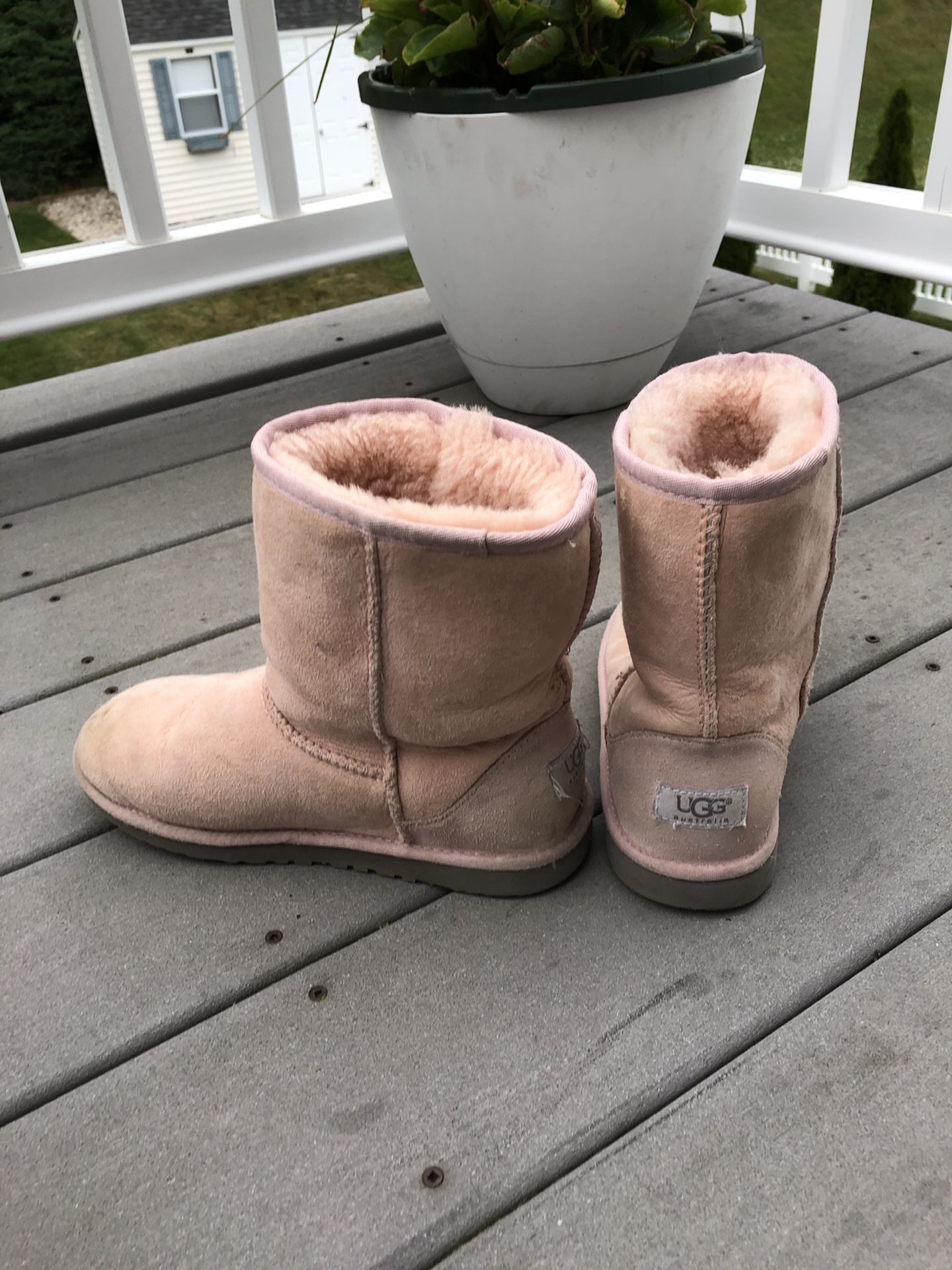 Pink UGG Boots, Size 6 