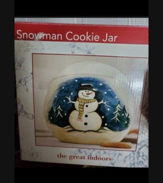 Snowman Cookie Jar