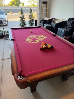 ASU Custom Olhausen Pool Table – Premium Slate Billiards Table