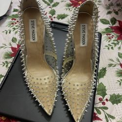 Steve Madden Clear Heels 