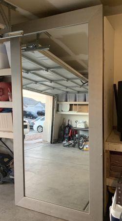 Beautiful modern mirror 9ft by 4ft
