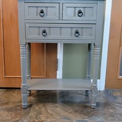 Gray Console Table 