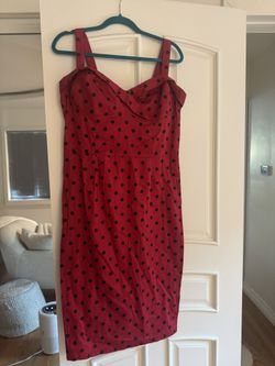 Red Polka Dot Pinup Dress