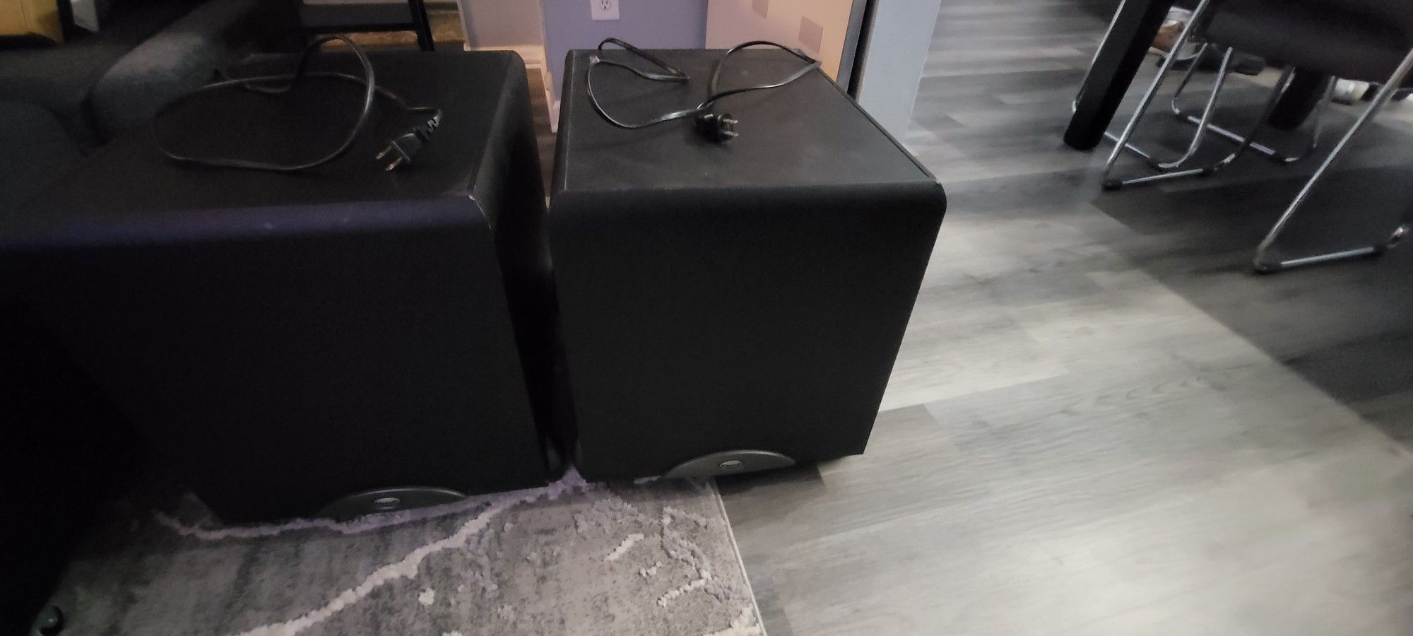 2x Klipsch SUB-12 300w Home Theater Subwoofers