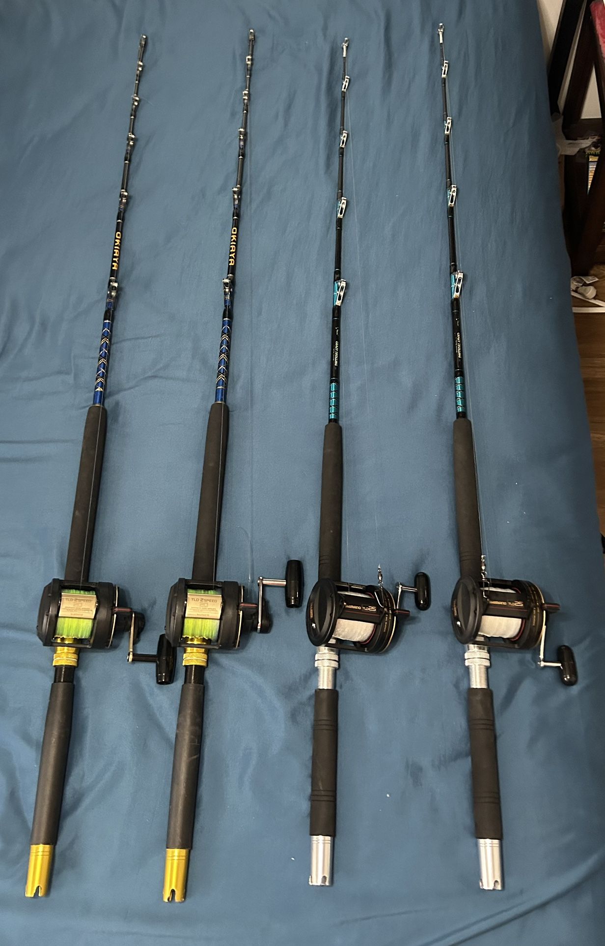 Trolling Rods Boat Ready