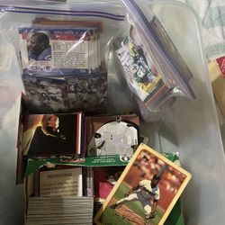 Old Football, And Baseball Cards