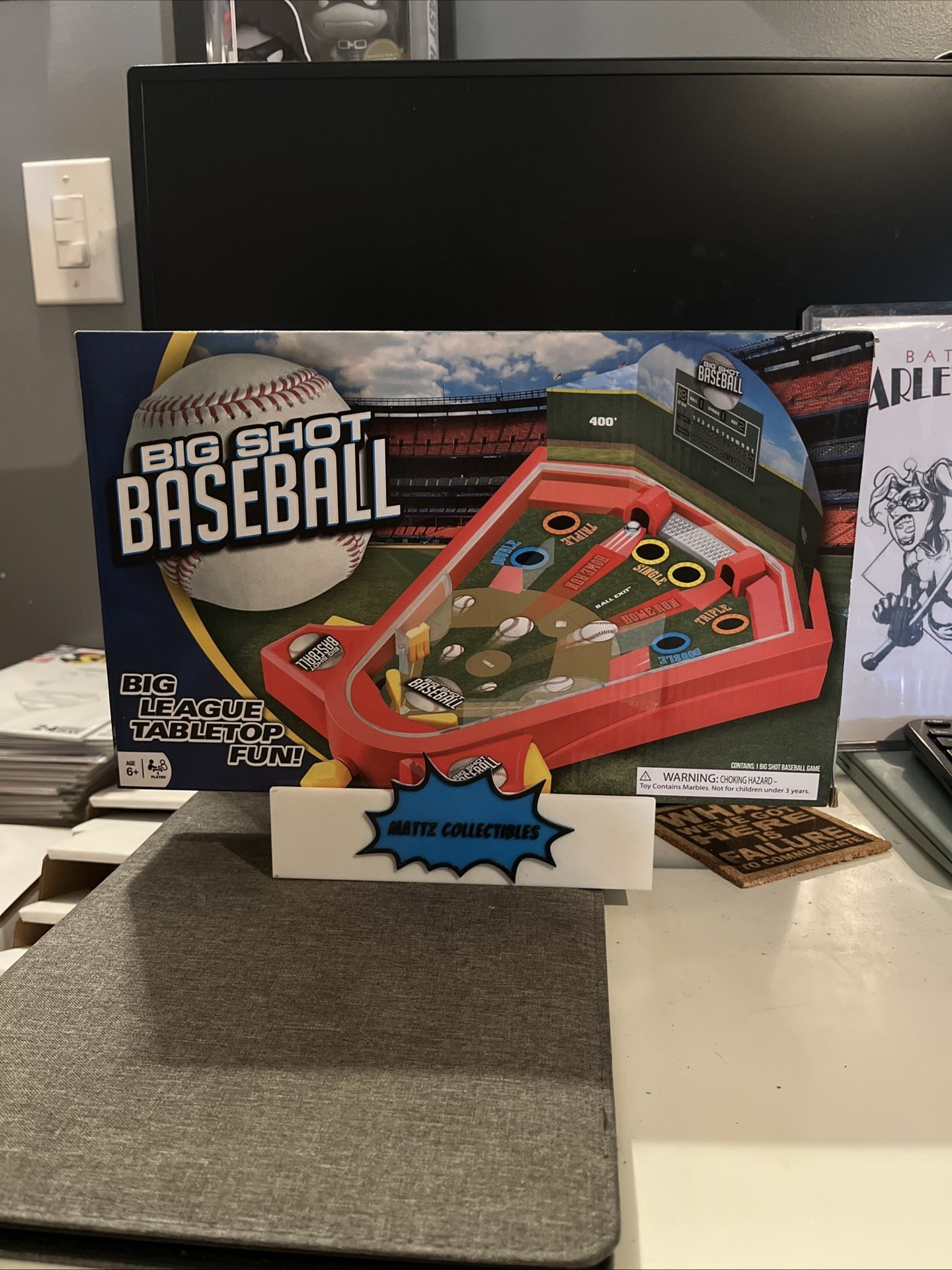 Big Shot Baseball Pinball Game