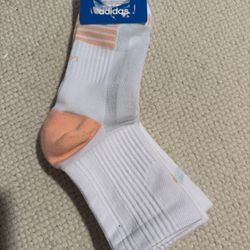New Adidas Womens Large 3 Pair Socks 