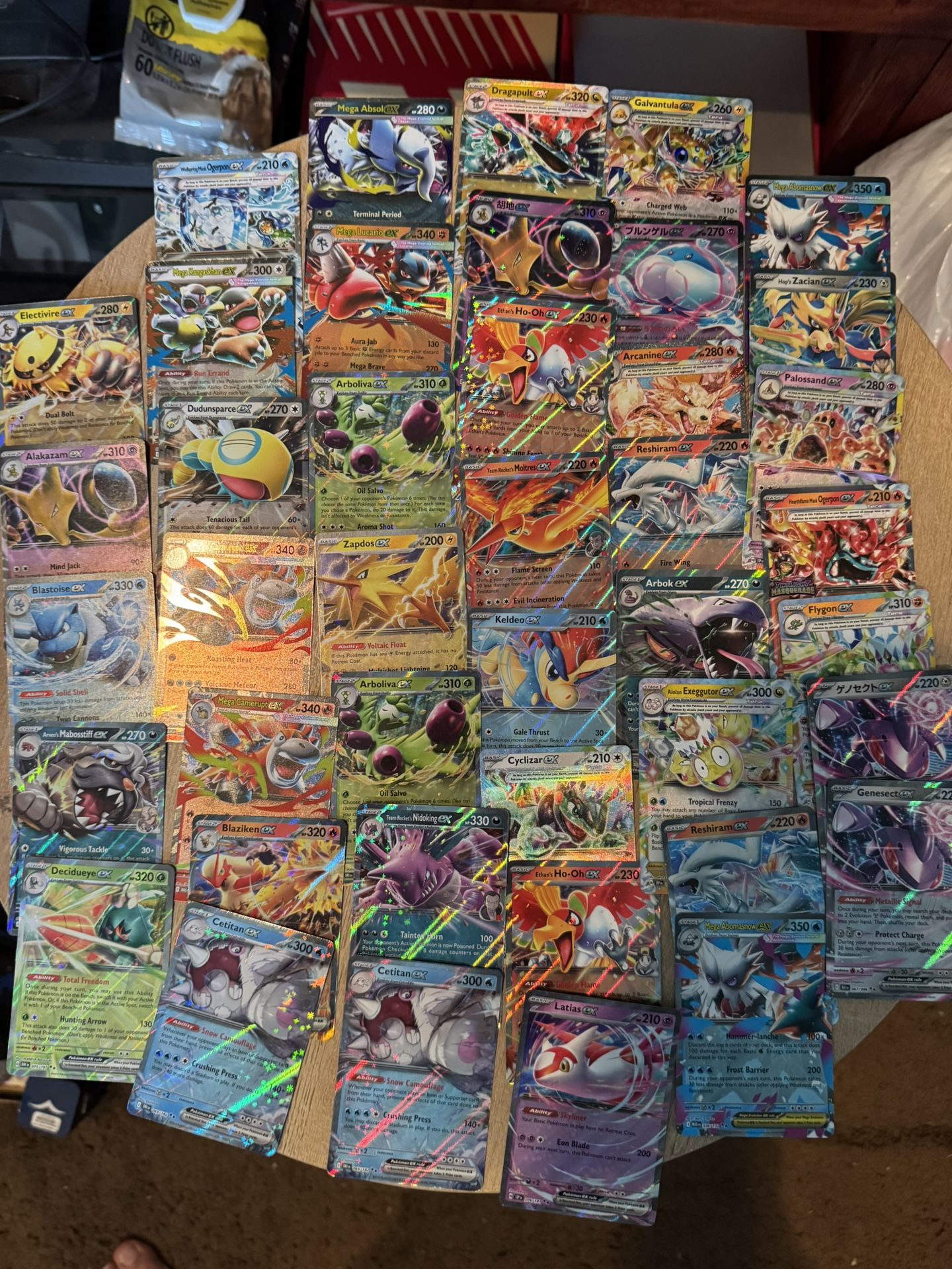 Pokemon Cards 77 EX cards 