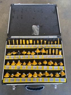 50-Piece Router Bit Set – Like New