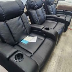New Power Reclining Home Theater Seating