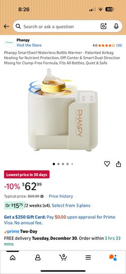 New Phanpy SmartSwirl Waterless Bottle Warmer 