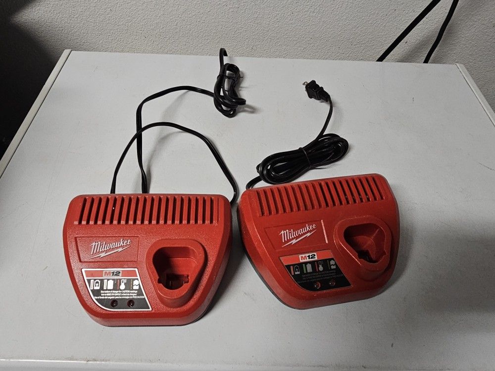 Milwaukee M12 Chargers