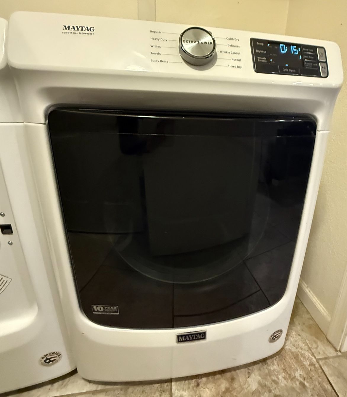 Maytag Front-Load Electric Dryer – 7.3 cu ft, Excellent Condition (Model MED5630HW)