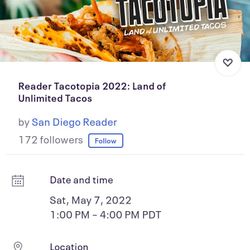 1 Ticket To Tacotopia 