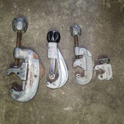 Ridgid Pipe Tube Cutter Set of 4