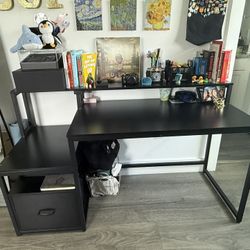 Black Desk 60.3”