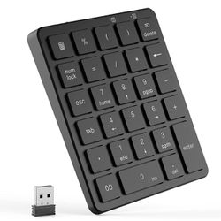 Boost Your Efficiency with the Wireless Number Pad - Streamline Your Workflow!