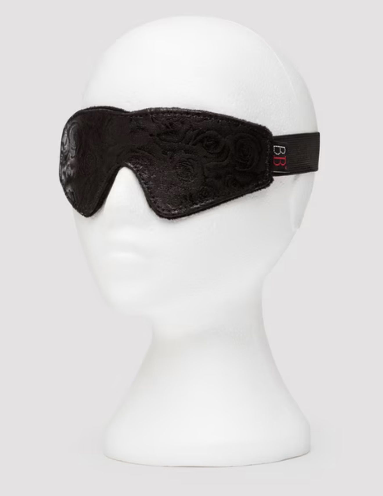Black Rose Faux Fur Lined Blindfolds